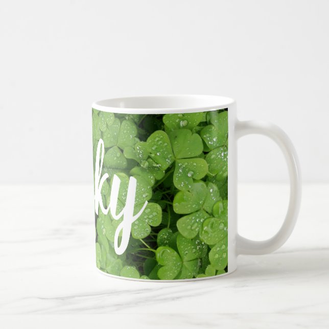 Clou vert chanceux st.Patrick's mug (Droite)