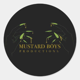 clou vert Mustard Boys Productions autocollant