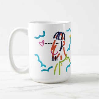 Cloud 9 Abstrait Art Moderne Illustration Mug