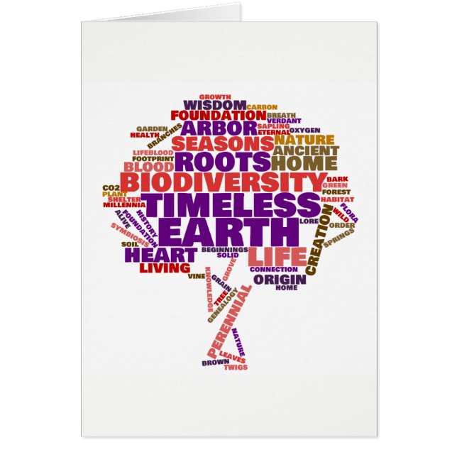 Cloud de balise de l'arbre de vie inspirationnel (Devant)