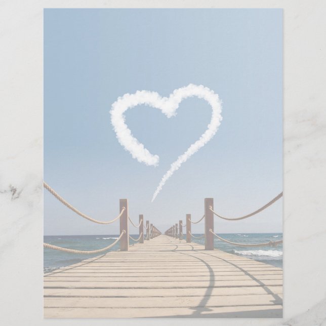 Cloud en forme de coeur sans fin (Devant)