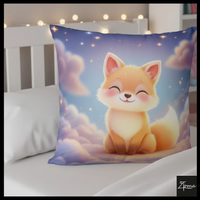 Cloud Fox Dream Coussin (Créateur téléchargé)