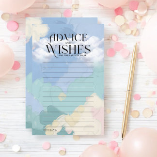 Cloud Neuf Conseils et souhaits de Baby shower