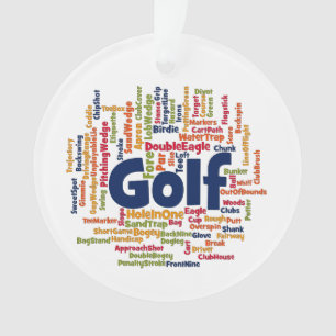 Cloud Word de golf