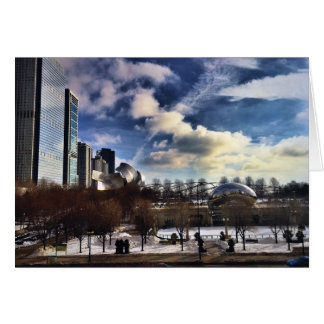 Cloudgate au parc Chicago de millénaire