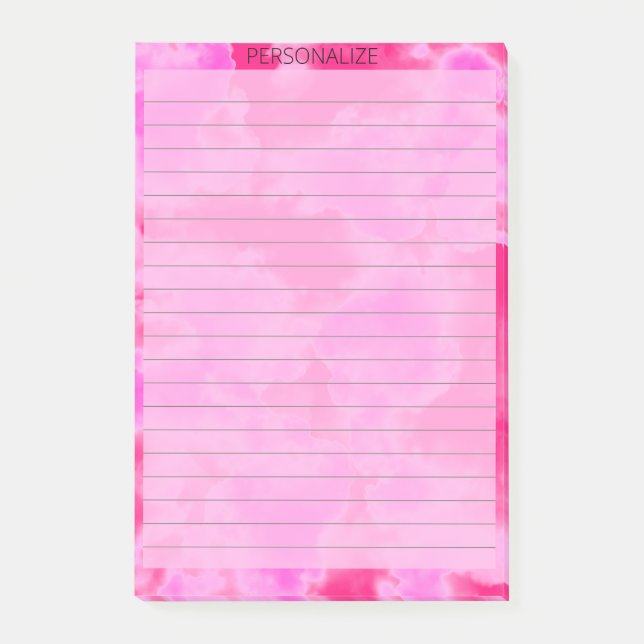 Clouds roses mignons Post-it (Devant)