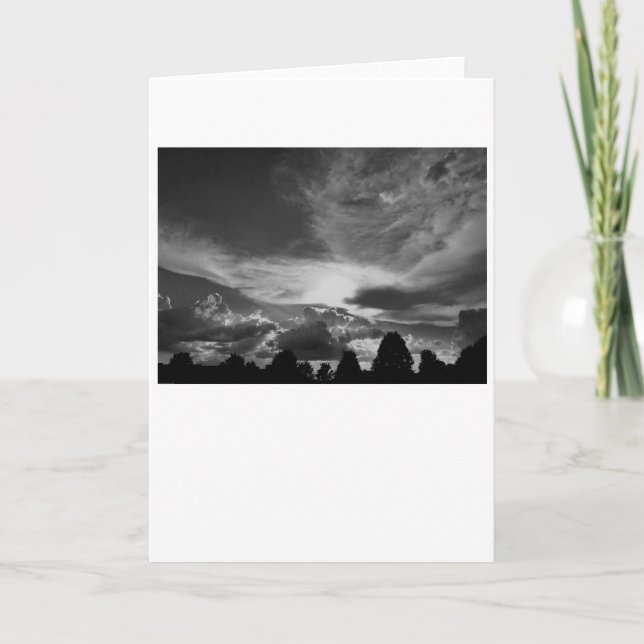 Cloudscape / Noir, carte (Devant)