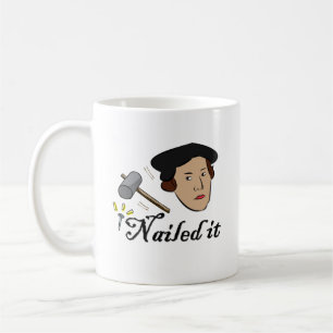 Cloué C'Est Drôle Martin Luther Christian Gift Mug
