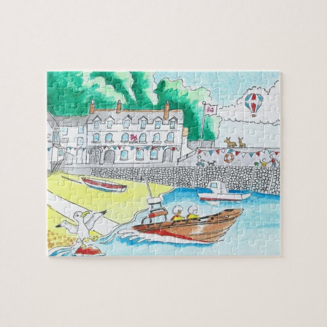 Clovelly, Devon, Angleterre Jigsaw Puzzle (Horizontal)