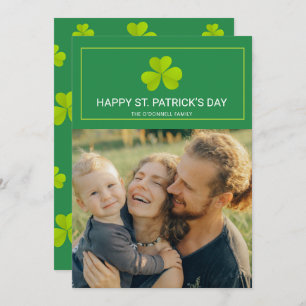 Clover Green St. Patrick's Day Carte photo