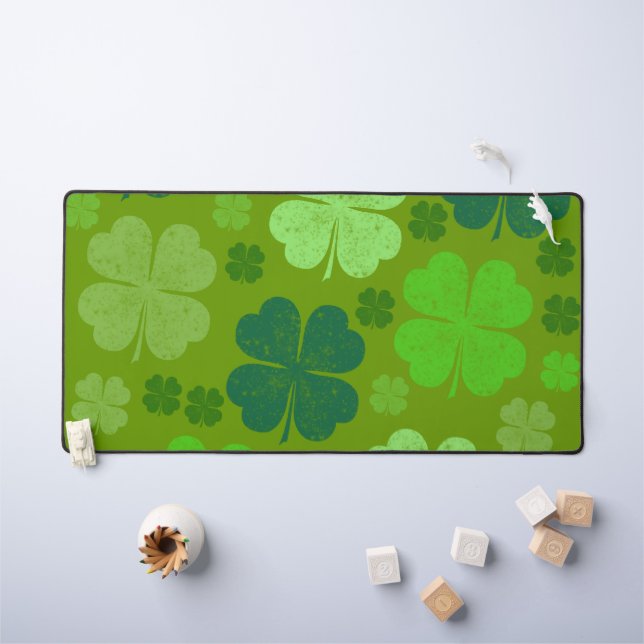 Clovers verts, Lucky Clovers, Saint Patrick's Day (Tableau pour enfants)