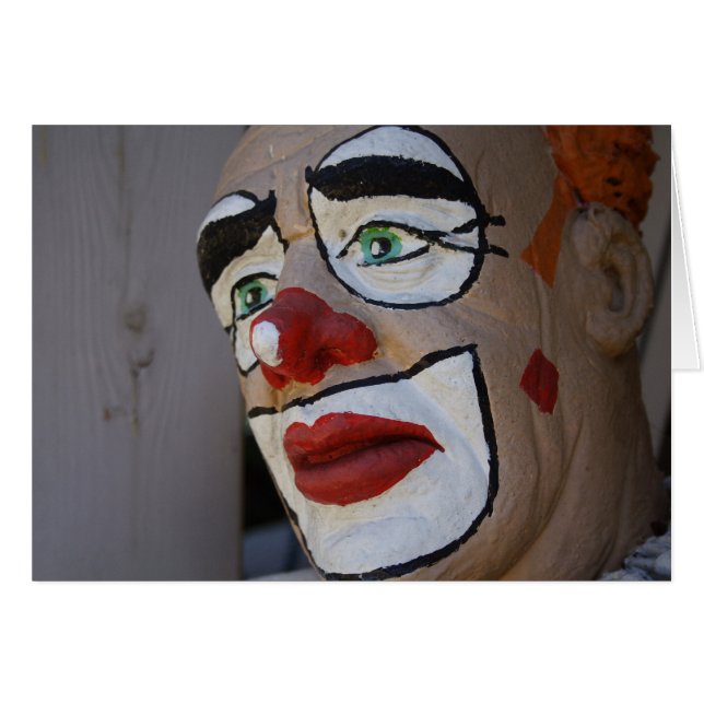 Clown au regard triste (Devant horizontal)