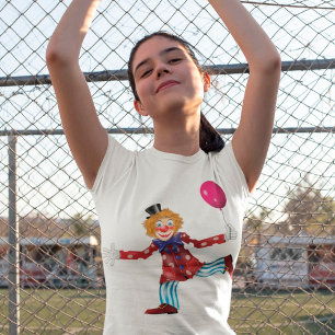 Clown Avec T-shirt Filles Balloon