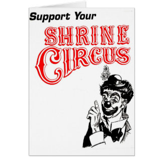 Clown de cirque de tombeau