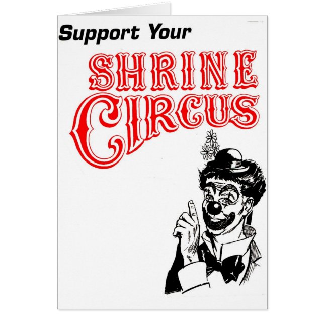 Clown de cirque de tombeau (Devant)