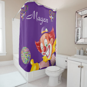 Clown de rideau de douche