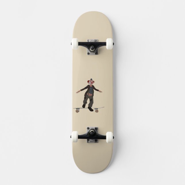 Clown de skateboard (Recto)