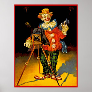 Clown poster painting 16