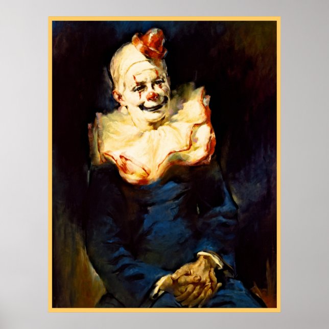Clown poster painting  9 (Devant)