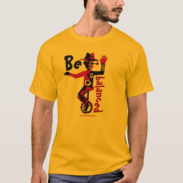 Clown sur le T-shirt de l'industrie graphique (Devant)