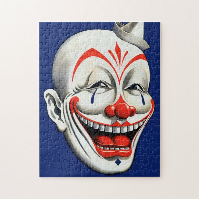 Clown Vintage déplaisant 10 Puzzle (Vertical)