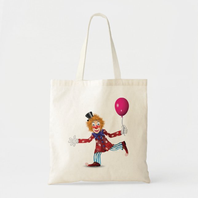 Clown With A Balloon Tote Bag (Devant)