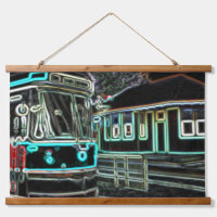 CLRV Neon à stn 91x66cm Tapisserie murale découpée