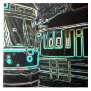 CLRV Neon à stn Carreaux en céramique