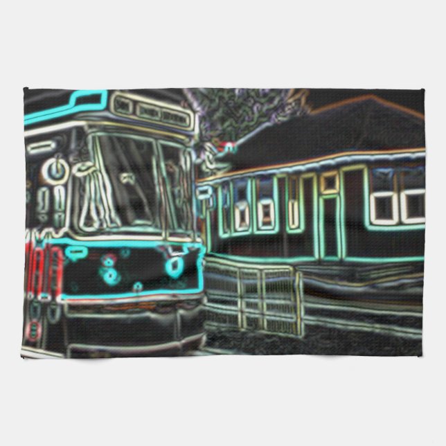 CLRV Neon à stn Serviettes de cuisine (Horizontal)