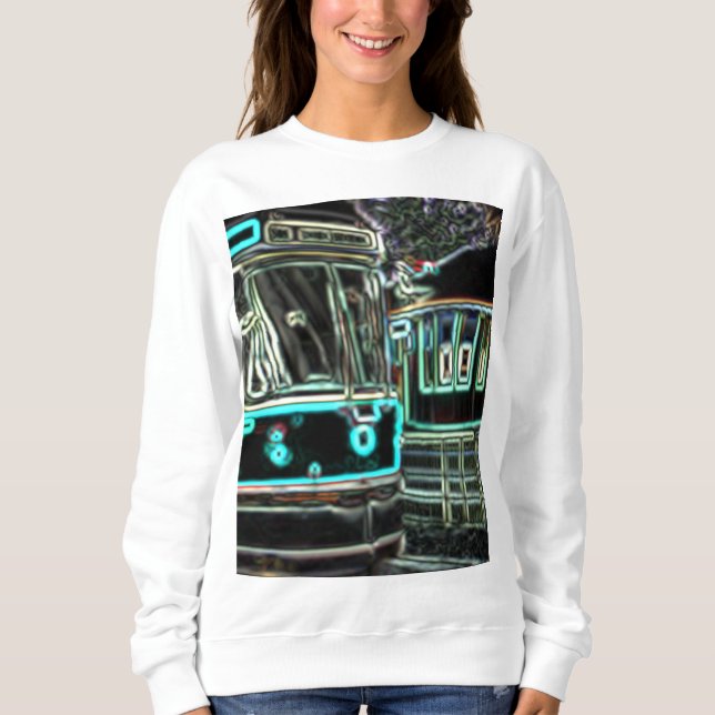 CLRV Neon à stn Sweatshirt de base pour femmes (Devant)