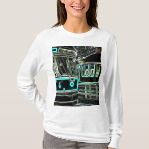 CLRV Neon au t-shirt à manches longues de base pou
