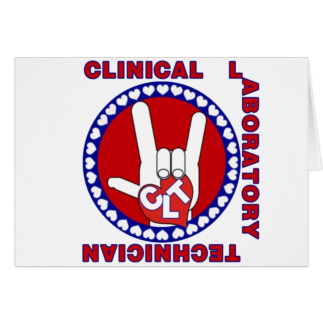 CLT CLINICAL LAB TECH ASL iLOVE LOGO (Devant horizontal)