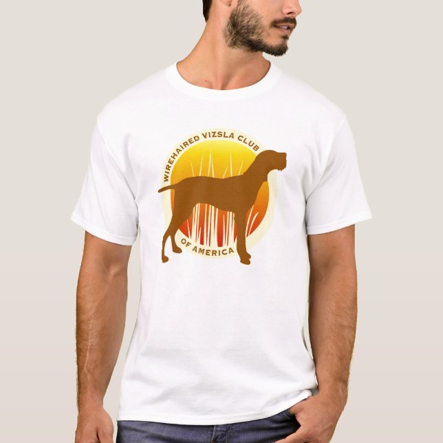 Club à poils durs de Vizsla de T-shirt de (Devant)