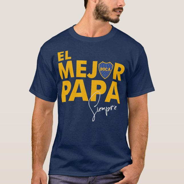 Club Atletico Boca Juniors El mejor Papa Tshirt (Devant)