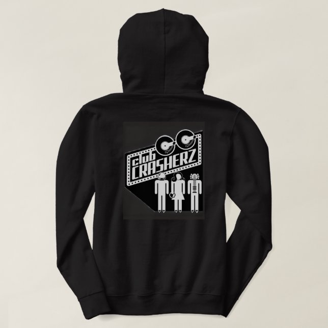 Club Crasherz Sweat - shirt à capuche avant et arr (Design dos)