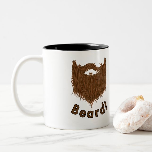club de barbe patchy stubble barbe tasses (Avec donut)