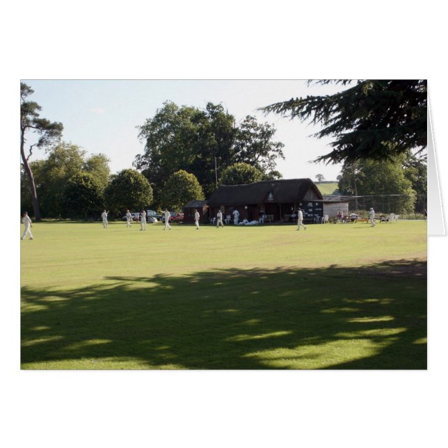 Club de cricket de parc de Shobrooke, Crediton, (Devant horizontal)