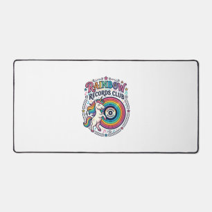 Club de disques Licorne Arc-en-ciel Fond Blanc Mig