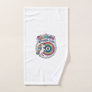 Club de disques Licorne Arc-en-ciel Fond Blanc Mig