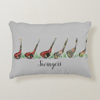 Club de golf, Swingers" coussin