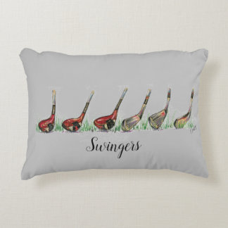 Club de golf, Swingers" coussin