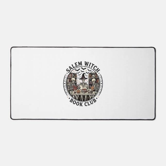 Club de lecture de Salem Witch Livre Squelette Vin (Recto)