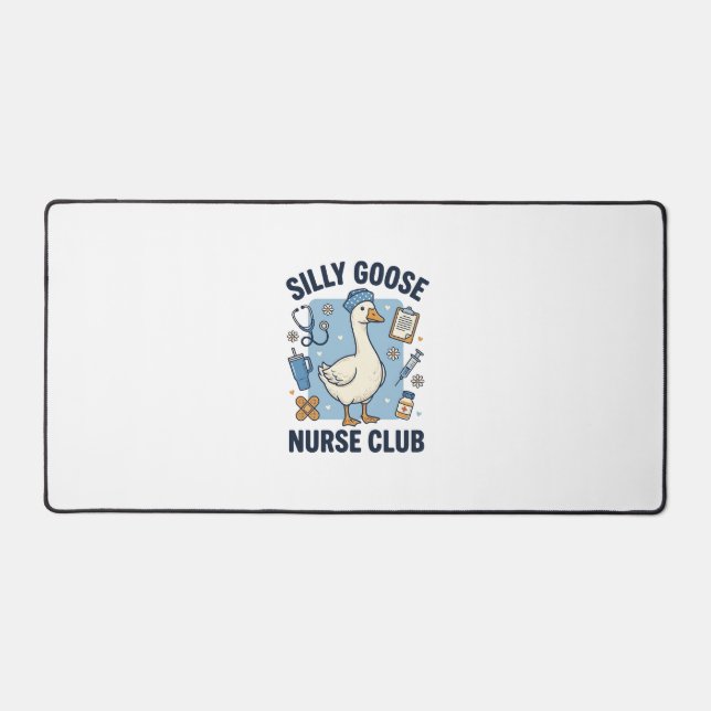 Club de l'infirmière oie idiote Création vectoriel (Recto)