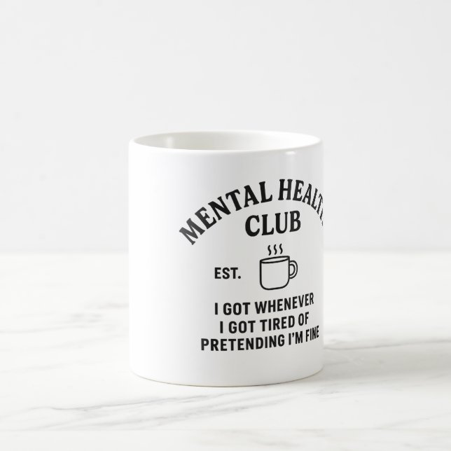 Club de santé mentale - Mug de café (Centre)