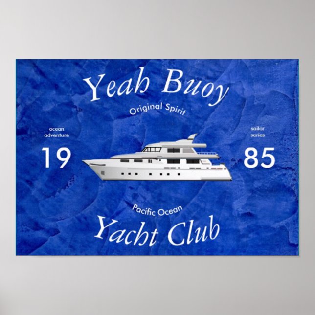 Club de voile Poster Yeah Buoy 2.0 (Devant)
