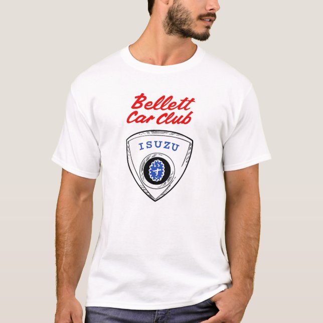 Club de voiture de Bellett de T-shirt de Victoria (Devant)