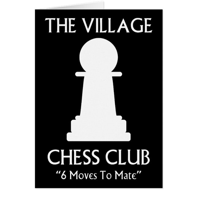 Club d'échecs de village (Devant)