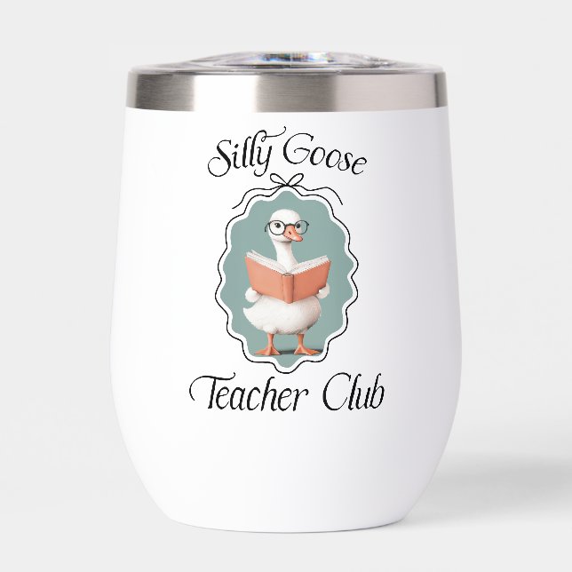 Club d'enseignant d'oie soie personnalisée (Avant)