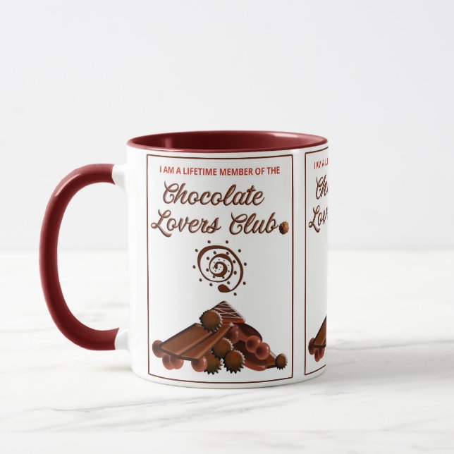 Club des amateurs de chocolat Mug (Gauche)