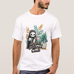 Club des Plantes Mortes T-Shirt Mignon Chat Squele